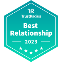 TrustRadius Best Relationship Award 2023